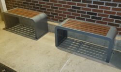 New Benches for the LaPlata Amtrak Depot
