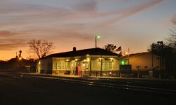 LaPlata Amtrak Station Flagpole is Installed!!